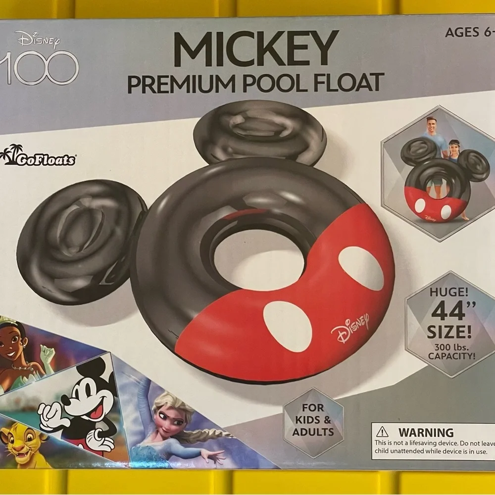 Disney | Other | Disney Mickey Mouse Swimming Pool Float Premium 44 In ...